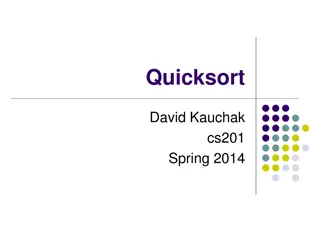 The Quicksort Algorithm