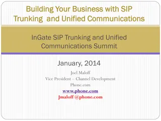 Enhancing Channel Sales for SIP Trunking and Unified Communications