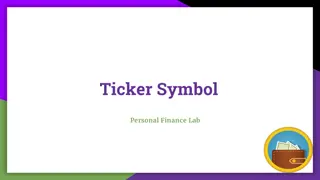 Ticker Symbols and Their History in Finance