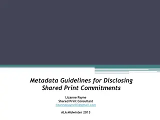 Metadata Guidelines for Disclosing Shared Print Commitments