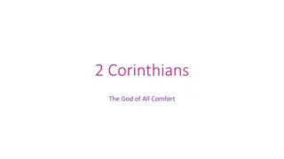 Insights into the Church of Corinth and Paul's Letters in 2 Corinthians