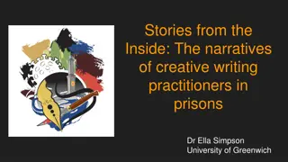 Creative Writing Practitioners' Impact in Prisons