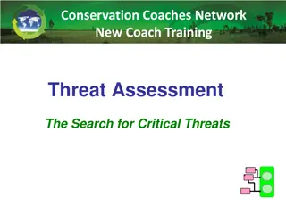 Threat Assessment in Conservation: Direct, Stress, and Indirect Threats