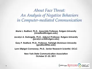 Analysis of Negative Behaviors in Computer-mediated Communication