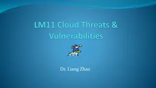 Cloud Security Threats and Vulnerabilities