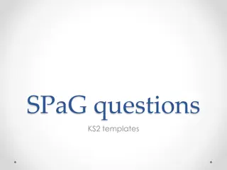 Fun SPaG Questions and Exercises for KS2 Students