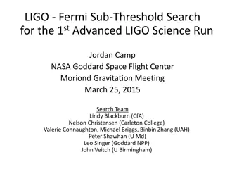 Advanced LIGO and Short Gamma-Ray Burst Search Overview