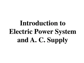 Electric Power Systems and A.C. Supply