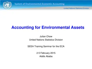 Environmental Asset Accounting and Valuation