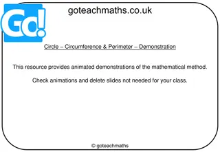 Circle Circumference & Perimeter Demonstration