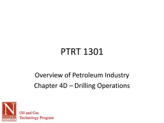 Overview of Petroleum Industry Drilling Operations