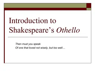 Exploring Shakespeare's Othello and Literary Techniques