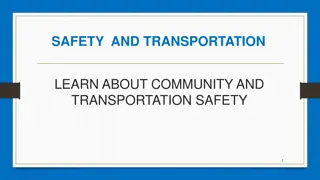 Community and Transportation Safety Tips