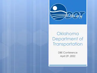 Oklahoma Department of Transportation DBE Conference Overview