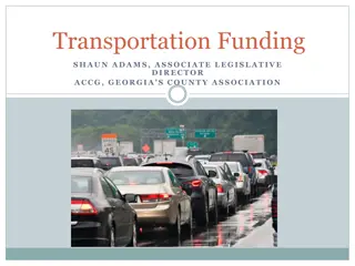 Transportation Funding in Georgia: HB 170 Overview