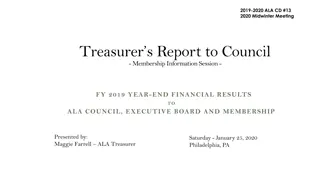 ALA Financial Report Analysis for FY 2019