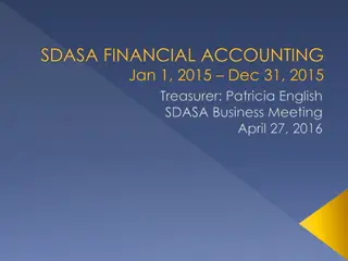 SDASA Financial Report 2015