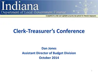 Clerk-Treasurers Conference Updates and Calendar for 2014/2015