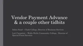 Understanding Vendor Payment Advance (VPA) Process at Community and Technical Colleges