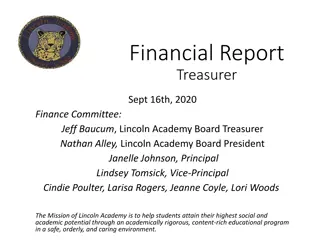 Lincoln Academy Financial Report and Budget Review 2020-2021