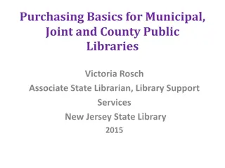 Public Library Purchasing Practices in New Jersey