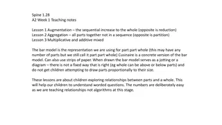 Relationships with Bar Models in Math Lessons