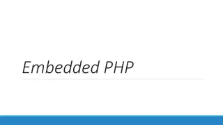 PHP Programming: Basics and Functions