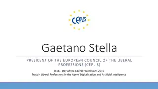 Advancing Liberal Professions in the Digital Era: Insights from CEPLIS President Gaetano Stella