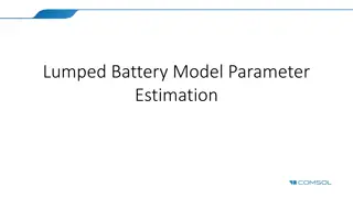 Lumped Battery Model Parameter Estimation Overview