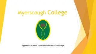 Supportive Transition from School to Myerscough College