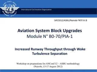 Enhanced Runway Throughput via Wake Turbulence Separation Module N.B0-70