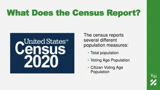 Overview of Population Measures and District Data from Census Reports