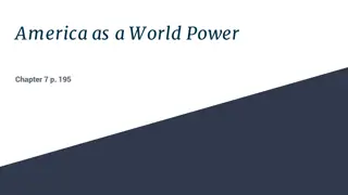 America as a World Power - Chapter 7 Summary