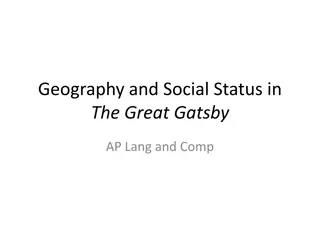 The Geography and Social Status in The Great Gatsby