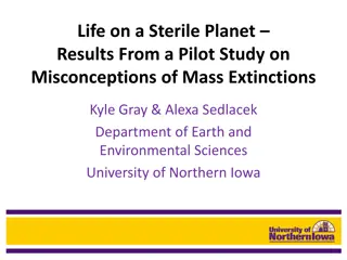 Insights from Pilot Study on Mass Extinctions Misconceptions