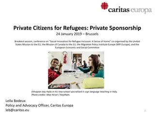 Private Citizens for Refugees: Private Sponsorship Overview