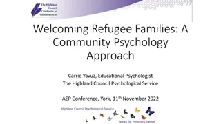 Promoting Community Well-Being through Refugee Resettlement: A Community Psychology Perspective