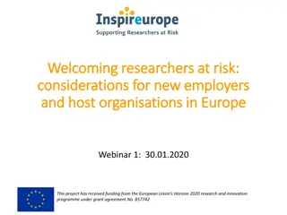 Supporting Researchers at Risk in Europe: Project Overview