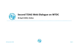 ITU Conference on WTDC Reform - Summary and Proposals