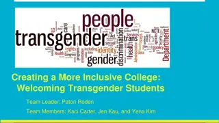 Revolutionizing Inclusivity in Higher Education for Transgender Students