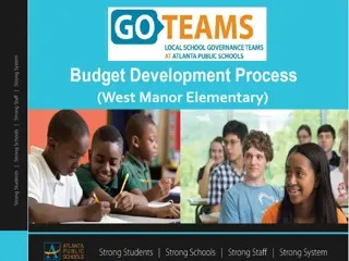 West Manor Elementary School FY18 Strategic Plan Summary