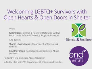 Supporting LGBTQ+ Survivors with Open Hearts and Open Doors