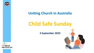 Uniting Church in Australia Child Safe Sunday - 4 September 2022