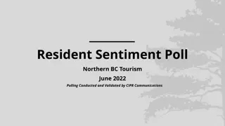 Resident Sentiment Poll: Northern BC Tourism June 2022 Insights