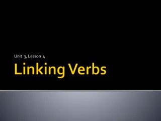 Linking Verbs in English Grammar