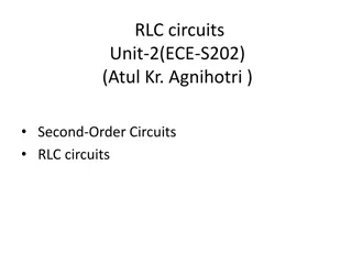 Second-Order RLC Circuits in Electronics