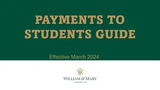 Guide to Student Payments at William and Mary Effective March 2024