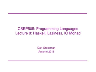 Exploring Haskell Programming Language