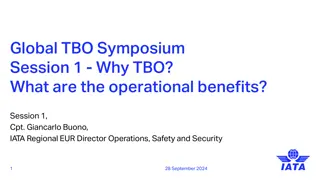 Benefits of Transitioning to Trajectory-Based Operations (TBO)