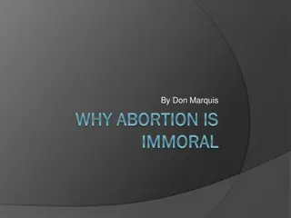 Examining the Moral Implications of Abortion by Don Marquis